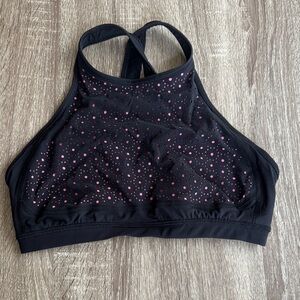 Lululemon Athletica Black and Pink Sports Bra Intimates